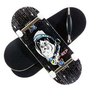 p-rep space cat - solid performance complete wooden fingerboard (chromite, 34mm x 97mm)