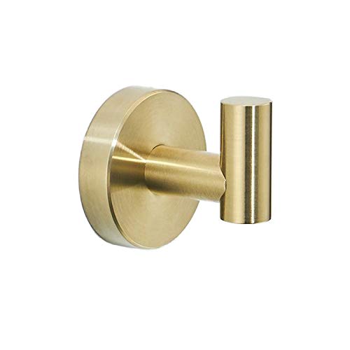 Skyscraper Stainless Steel Round Bathroom Towel Hooks Coat Hooks KB-BK-01(Gold)