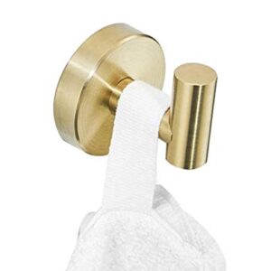 Skyscraper Stainless Steel Round Bathroom Towel Hooks Coat Hooks KB-BK-01(Gold)