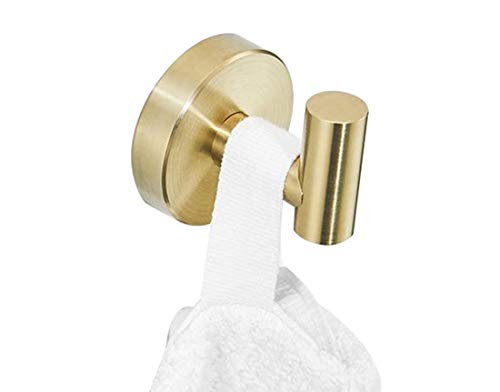 Skyscraper Stainless Steel Round Bathroom Towel Hooks Coat Hooks KB-BK-01(Gold)