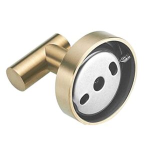 Skyscraper Stainless Steel Round Bathroom Towel Hooks Coat Hooks KB-BK-01(Gold)