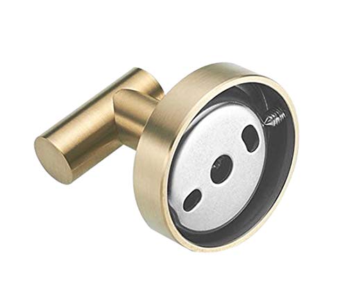 Skyscraper Stainless Steel Round Bathroom Towel Hooks Coat Hooks KB-BK-01(Gold)