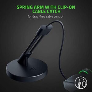 Razer Mouse Bungee V3 - Mouse Cable Holder (Spring Arm with Cable Clip, Heavy Non-Slip Base, Cable Management) Black