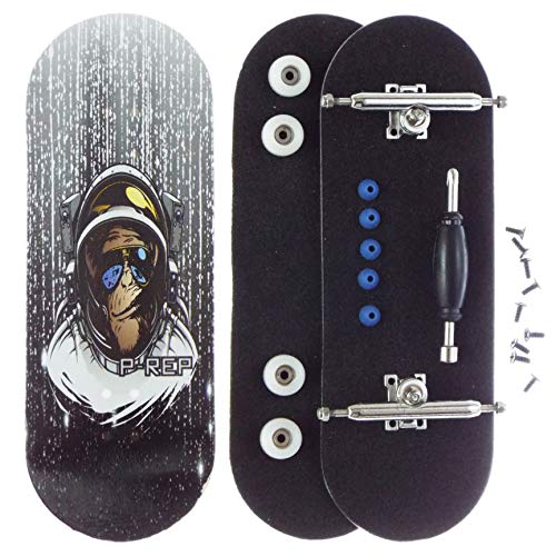 P-REP Space Monkey - Solid Performance Complete Wooden Fingerboard (Chromite, 34mm x 97mm)