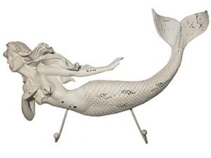 mermaid wall hook (white)