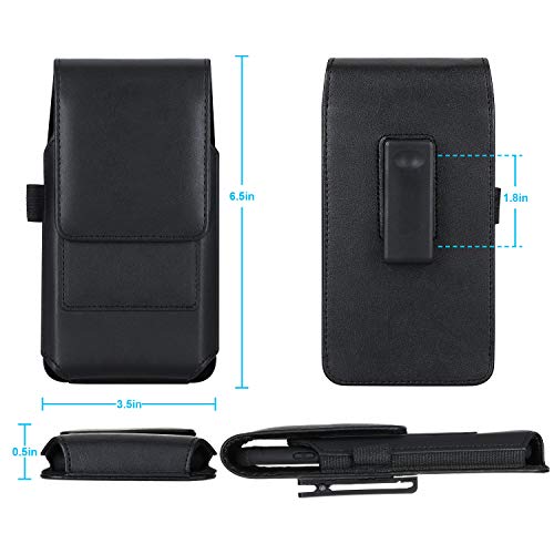 Mopaclle Phone Holster for Samsung Galaxy A03s A04s A33 A23 A52 A73 / Galaxy Note 20 Ultra 8 9 S22 Plus, S23 Plus, iPhone 14 Pro Max 13 Pro Max Swivel Belt Clip Cell Phone Carrying Pouch Belt Holder