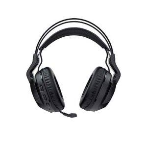 ROCCAT Elo 7.1 Air PC Wireless Gaming Headset, Surround Sound Headphones with Detachable Noise Cancelling Microphone, 50mm Drivers, 24 Hr Battery Life, RGB Lighting, Black