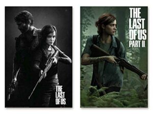 poster stop online the last of us - part i & ii - gaming poster set (regular styles/game covers - version 2) (size 24 x 36 each)