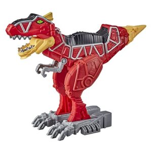 power rangers dino charge t-rex zord toy inspired by special beast morphers episode red action figure jumps chomps head moves for kids ages 4 and up (amazon exclusive)