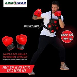 ArmoGear Electronic Boxing Toy for Kids | Interactive Boxing Game with 3 Play Modes, Includes 2 Pairs Boxing Gloves | Cool Toy for Teen Boys | Sports Toy for Kids Boys & Girls, Ages 8 Years +