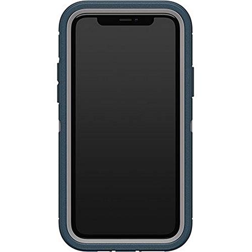 OtterBox Defender Series Microbial Defense Case for iPhone 11 PRO and iPhone X/XS - Case Only, Bulk Packaging - Gone Fishin (Wet Weather/Majolica Blue)
