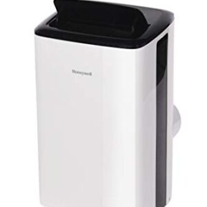 Honeywell Compact Portable Air Conditioner w/Dehumidifier & Fan Cools Rooms Up to 350 Sq.Ft. w/Drain Pan & Insulation Tape (HF08CESWK)