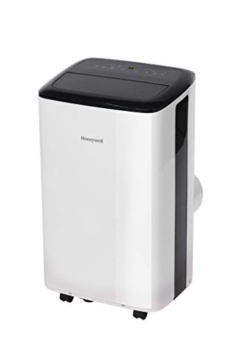 Honeywell Compact Portable Air Conditioner w/Dehumidifier & Fan Cools Rooms Up to 350 Sq.Ft. w/Drain Pan & Insulation Tape (HF08CESWK)