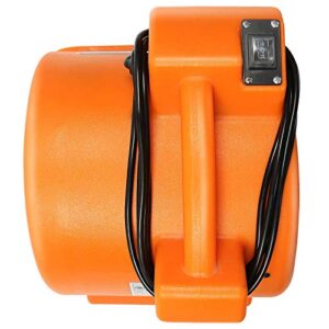 Dryser 6pk Air Mover Carpet Dryer 2 Speed 1/2 HP Industrial Floor Fan - Orange Carpet Drying Fan Floor Blower