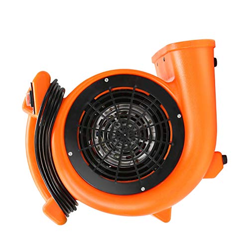 Dryser 6pk Air Mover Carpet Dryer 2 Speed 1/2 HP Industrial Floor Fan - Orange Carpet Drying Fan Floor Blower