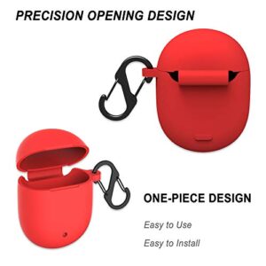 Aotao Silicone Case for Google Pixel Buds 2,Soft and Flexible,Scratch/Shock Resistant Silicone Cover for Google Pixel Buds 2 Headphones (Google Pixel Buds 2, Red)