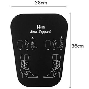 2 Pairs (14inch/36cm H) Practical Plastic Thicken Long Knee High Adult Shoe Support Portable Multifunction Automatic Stand Hanger Shoes Shape Keeper Boot Short Inserts Holder for Men and Women