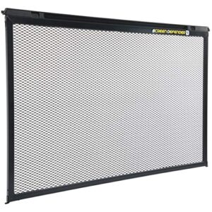 lippert components 859794 screen defender rv entry door aluminum screen protector, 30-inch, gray