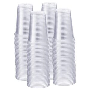 [500 pack - 9 oz.] clear disposable plastic cups - cold party drinking cups