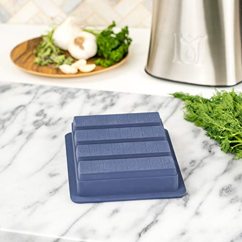 Magical Butter 21UP Silicone Non-Stick Butter Tray -Effortless Butter Making with Precise 8 Tbsp Sticks. Food-Grade, Non-Stick Rectangle Container for Brownies, Homemade Butter, Herbed, Garlic Butter