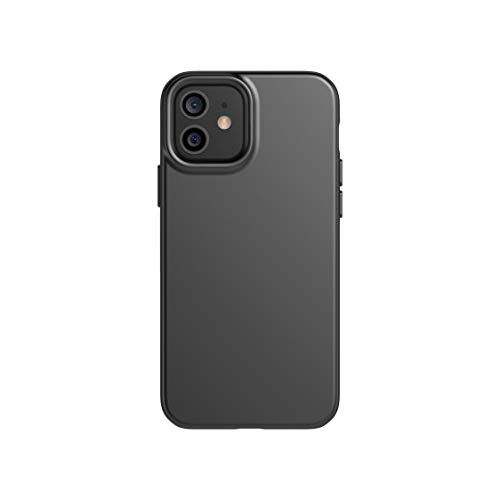 tech21 Evo Slim Phone Case for Apple iPhone 12 and 12 Pro 5G with 8 ft. Drop Protection, Charcoal Black