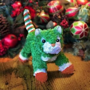 Mistletoe The Christmas Cat 6" Plush Toy – Holiday Themed Stuffed Animal Toy for Children