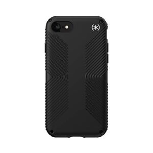 Speck iPhone SE Case - Drop Protection - Fits iPhone 8 & iPhone 7 & Phone SE (2022), iPhone SE (2020) - Scratch Resistant Cases - Slim with Extra Grip & Soft Touch Coating - Black Presido2