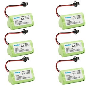 kastar 6-pack ni-mh battery 3.6v 1200mah replacement for lithonia elb-b001, lithonia eu2 led, m12, lithonia elm2led, lithonia 00257, unitech aa900mah 3.6v ni-cd exit sign emergency light battery