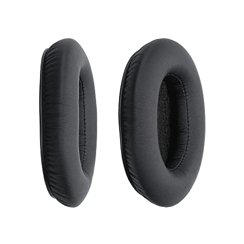 kwmobile Replacement Ear Pads Compatible with TaoTronics BH060 - Earpads Set for Headphones - Black