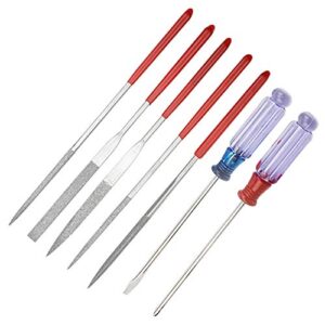 Bigstone 50 PCS Gundam Model Tools Kit Hobby Building Tools Set for Cars, Airplanes, Buildings, Gundam, Robots Models Building Repairing and Fixing ext.