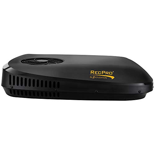 RecPro RV Air Conditioner Low Profile 13.5K Non-Ducted | Heating or Cooling Option | RV AC Unit | Camper Air Conditioner | (Black)
