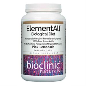 bioclinic naturals - elementall biological diet pink lemonade 46.6 ounce