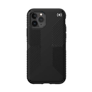 Speck Products Presidio2 Grip Case, Compatible with iPhone 11 PRO, Black/Black/Black/White