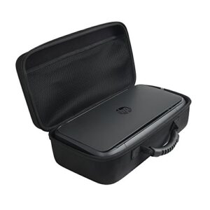 anleo hard travel case for hp 250/hp tango/tango terra/tango x smart home printer 2ry54a / 3dp64a (black)
