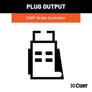 CURT 51527 Quick Plug Electric Trailer Brake Controller Wiring Harness, Select Jeep Wrangler JL, Gladiator