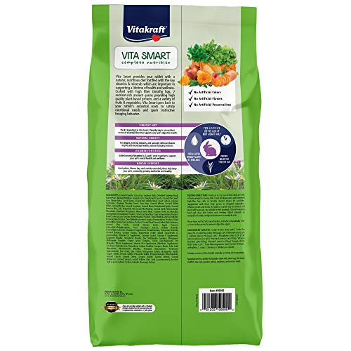 Vitakraft VitaSmart Complete Nutrition Pet Rabbit Food, 8 lbs