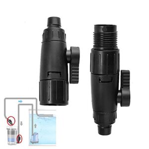 Aquarium Hose Valve, Fish Tank Hose Pipe Quick Release Connector Adapter Aquarium Filter Connector(12mm to 16mm)