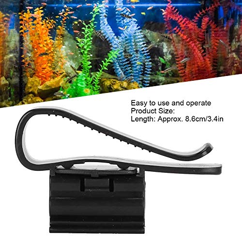 5Pcs/Set Fish Tank Hose Holder Plastic Fish Tank Water Pipe Clamp Fish Tank Water Clip For Fish Tank And Aquarium(black)