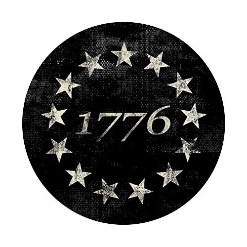 13 Star Flag Betsy Ross Distressed American Flag 1776 PopSockets Swappable PopGrip