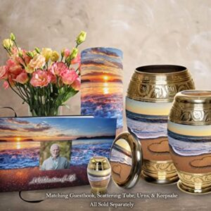 Hawaiian Sunset,Scattering Urns for Human Ashes Adult - Eco Friendly Biodegradable Urns for Human Ashes - Cremation Urns for Adult Ashes - Scattering Tube - Biodegradable Urns for Human Ashes