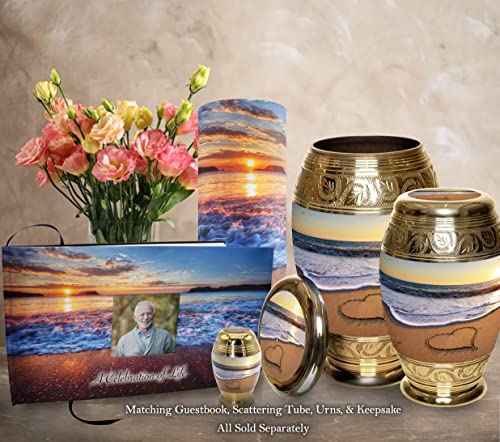 Hawaiian Sunset,Scattering Urns for Human Ashes Adult - Eco Friendly Biodegradable Urns for Human Ashes - Cremation Urns for Adult Ashes - Scattering Tube - Biodegradable Urns for Human Ashes