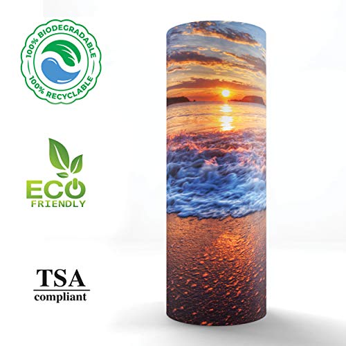 Hawaiian Sunset,Scattering Urns for Human Ashes Adult - Eco Friendly Biodegradable Urns for Human Ashes - Cremation Urns for Adult Ashes - Scattering Tube - Biodegradable Urns for Human Ashes