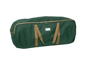 covermates keepsakes - storage duffel bag - heavy duty polyester - reinforced handles - closet storage-green