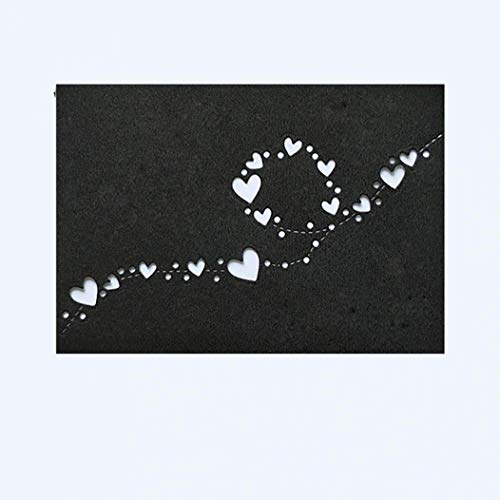 Heart Lace Cutting Dies,DIY Scrapbooking Artist Metal Cutting Dies Stencils DIY Scrapbooking Album Cards Making Decor