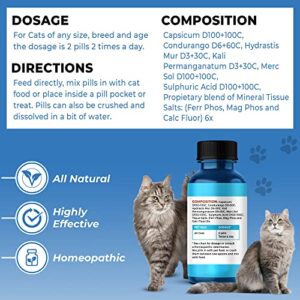 BestLife4Pets Oral Health for Cats - Cat Dental Care Supplement Anti inflammatory Pain Relief for Stomatitis Gingivitis and Gum Disease Cat Supplies for Dental Care - Easy to Use Pills (450 ct)