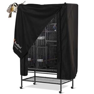 perfitel universal bird cage cover(black) good night birdcage cover black-out birdcage cover durable breathable washable material
