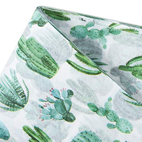 WRAPAHOLIC Gift Wrapping Tissue Paper - 25 Sheets 19.7x27.5 Inch Watercolor Cactus Print Gift Wrap Paper Bulk for Packing, DIY Crafts