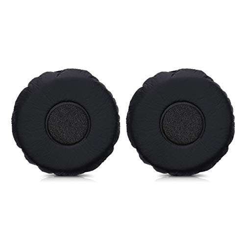 kwmobile Replacement Ear Pads Compatible with Sony MDR-NC7 - Earpads Set for Headphones - Black