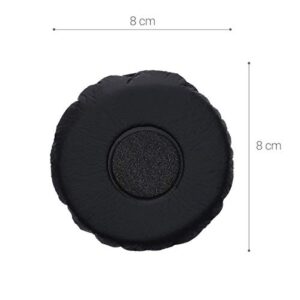 kwmobile Replacement Ear Pads Compatible with Sony MDR-NC7 - Earpads Set for Headphones - Black