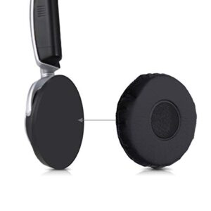 kwmobile Replacement Ear Pads Compatible with Sony MDR-NC7 - Earpads Set for Headphones - Black